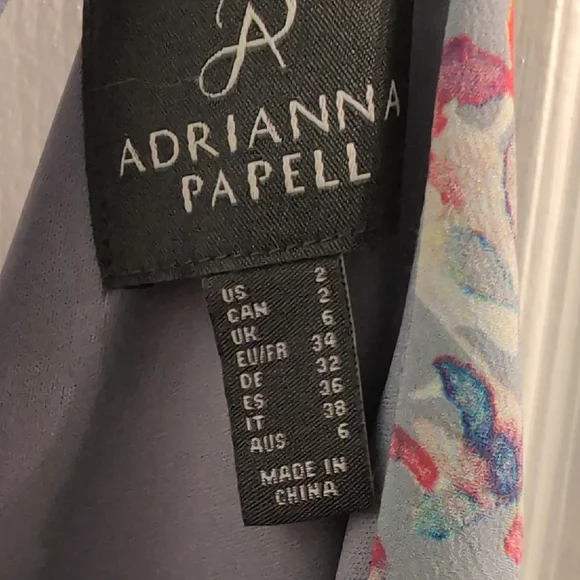 Adrianna Papell Multicolor Floral Dress - Picture 2 of 8